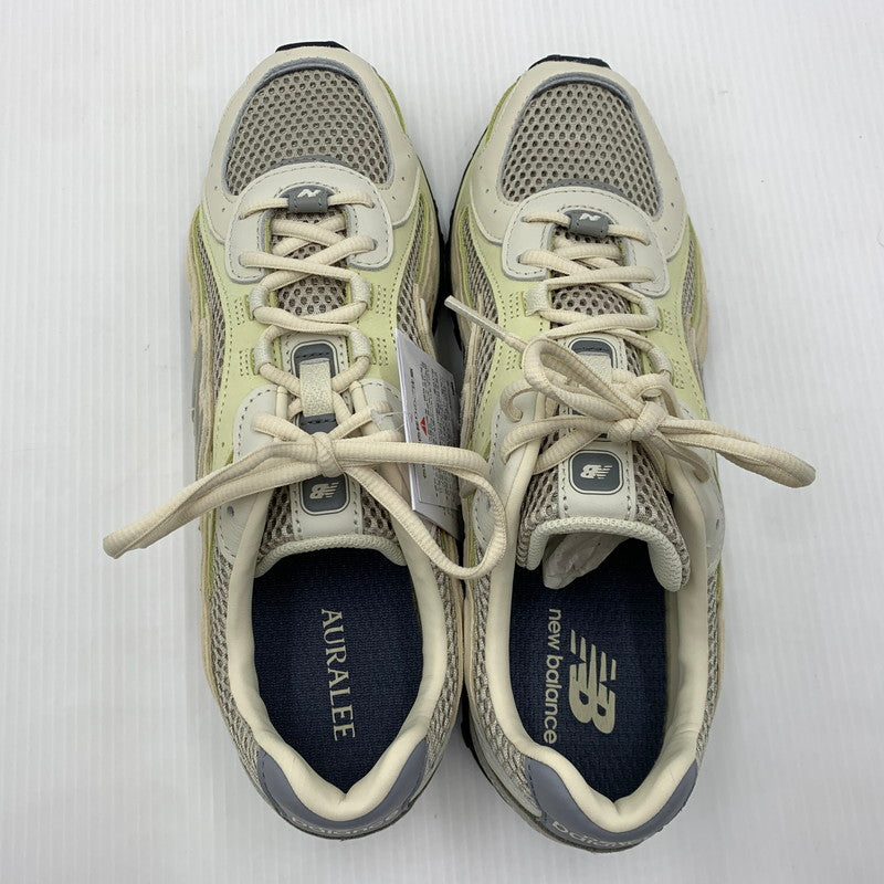 【中古品】【メンズ】 NEW BALANCE ニューバランス × AURALEE オーラリー 別注 コラボ LIFESTYLE 204L SNEAKERS U204L7YU ライフスタイル スニーカー 靴 シューズ 162-261024-ko-02-teih サイズ：27cm カラー：ホワイト系/ライム系 万代Net店