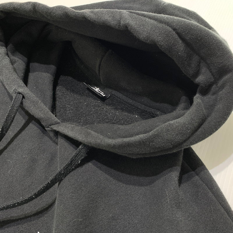 【現状渡し品】【メンズ】 STUSSY ステューシー WORLD TOUR HOODIE 3923713 ワールド ツアー フーディ トップス プルオーバーパーカー 142-261025-ko-10-teih サイズ：L カラー：ブラック 万代Net店