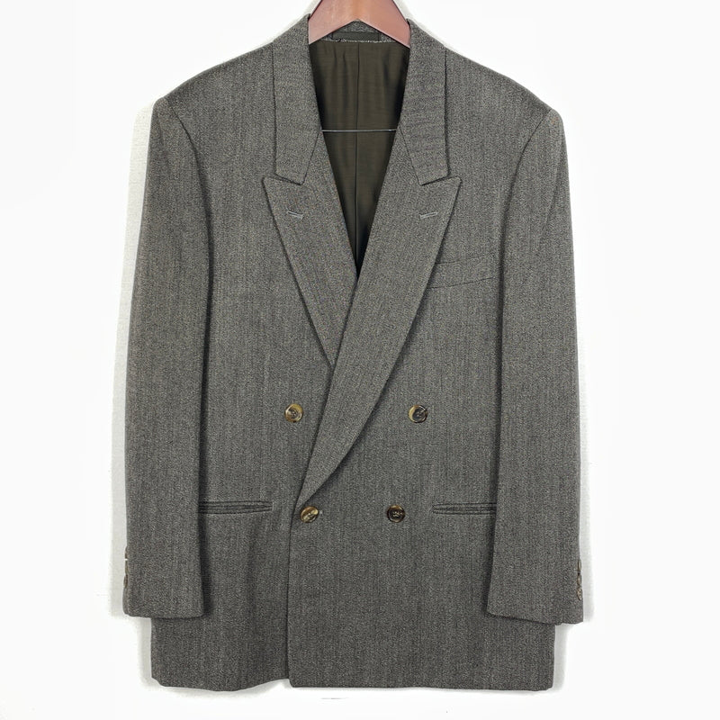 【現状渡し品】【メンズ】 JUM MEN ジュンメン 80's-90's SET UP SUIT 80～90年代 セット アップ スーツ 147-261024-sa-02-teih サイズ：M-74 カラー：カーキ系 万代Net店