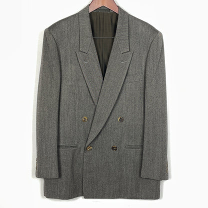 【現状渡し品】【メンズ】 JUM MEN ジュンメン 80's-90's SET UP SUIT 80～90年代 セット アップ スーツ 147-261024-sa-02-teih サイズ：M-74 カラー：カーキ系 万代Net店