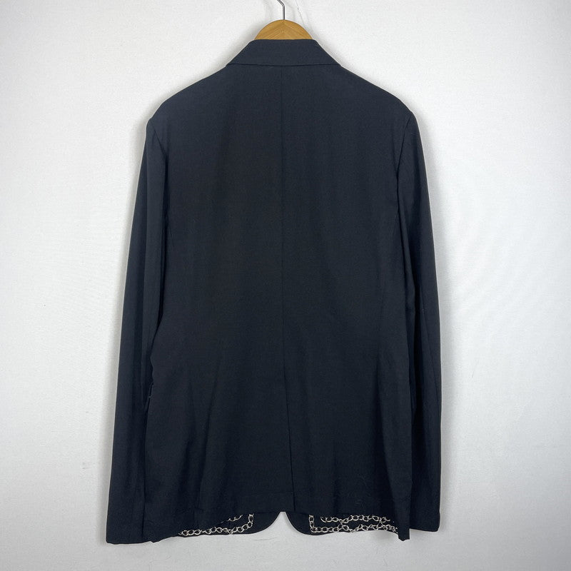 【中古品】【メンズ】 COMME des GARCONS HOMME PLUS コムデギャルソンオムプリュス EVERGREEN CHAIN JACKET AD2006 PS-J206 チェーンジャケット バッドボーイ期 140-261027-yo-02-teih サイズ：M カラー：ブラック 万代Net店