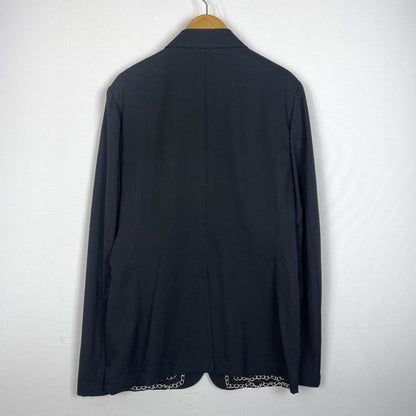【中古品】【メンズ】 COMME des GARCONS HOMME PLUS コムデギャルソンオムプリュス EVERGREEN CHAIN JACKET AD2006 PS-J206 チェーンジャケット バッドボーイ期 140-261027-yo-02-teih サイズ：M カラー：ブラック 万代Net店