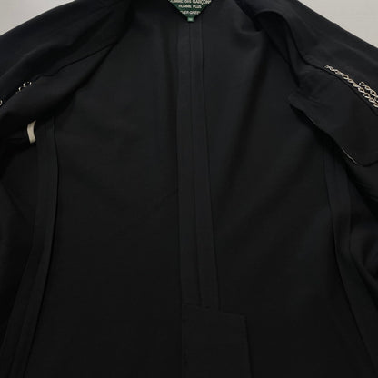 【中古品】【メンズ】 COMME des GARCONS HOMME PLUS コムデギャルソンオムプリュス EVERGREEN CHAIN JACKET AD2006 PS-J206 チェーンジャケット バッドボーイ期 140-261027-yo-02-teih サイズ：M カラー：ブラック 万代Net店