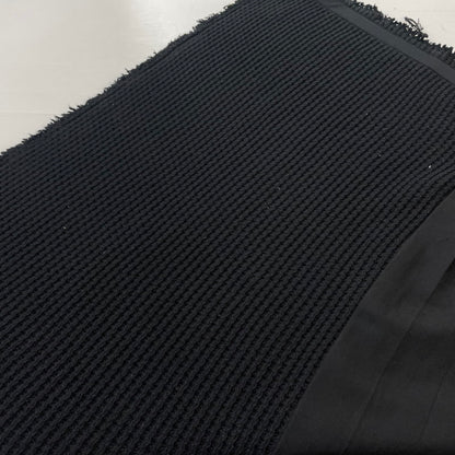 【中古品】【メンズ】 COMME des GARCONS コムデギャルソン LOW GAUGE KNIT PLEATS WRAP SKIRT AD2002 GG-S043 ローゲージニット 切替 プリーツラップ スカート ボトムス 151-261027-yo-13-teih サイズ：M カラー：ブラック 万代Net店
