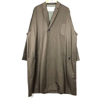 【中古品】【メンズ】 DULCAMARA ドゥルカマラ LONG COAT よそいき ロング コート アウター 140-261027-sa-11-teih サイズ：1 カラー：ブラウン 万代Net店