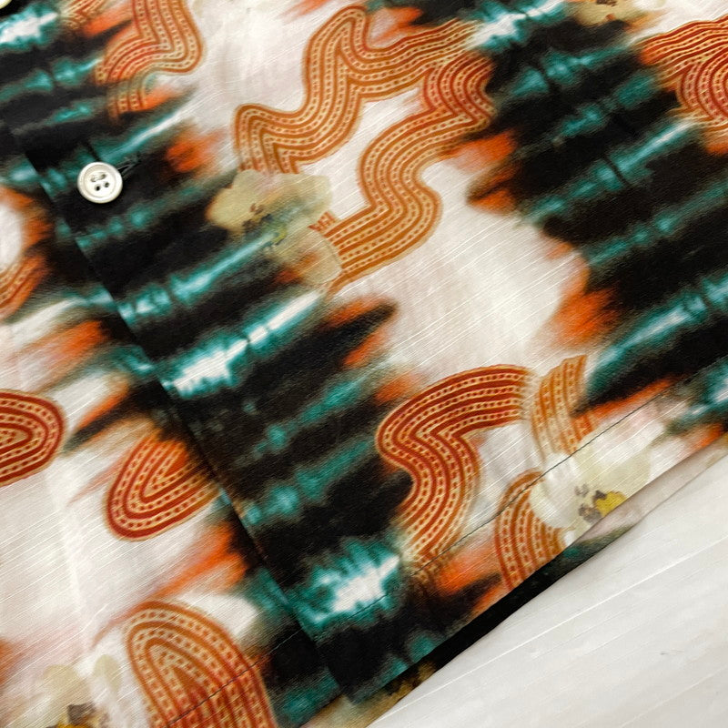 【中古品】【メンズ】 TOGA VIRILIS トーガ ビリリース 20SS CUPRA COTTON PRINT SHIRT TV01-FJ304 クプラ コットン プリント シャツ 長袖 トップス 140-261027-yo-09-teih サイズ：48 カラー：マルチ 万代Net店