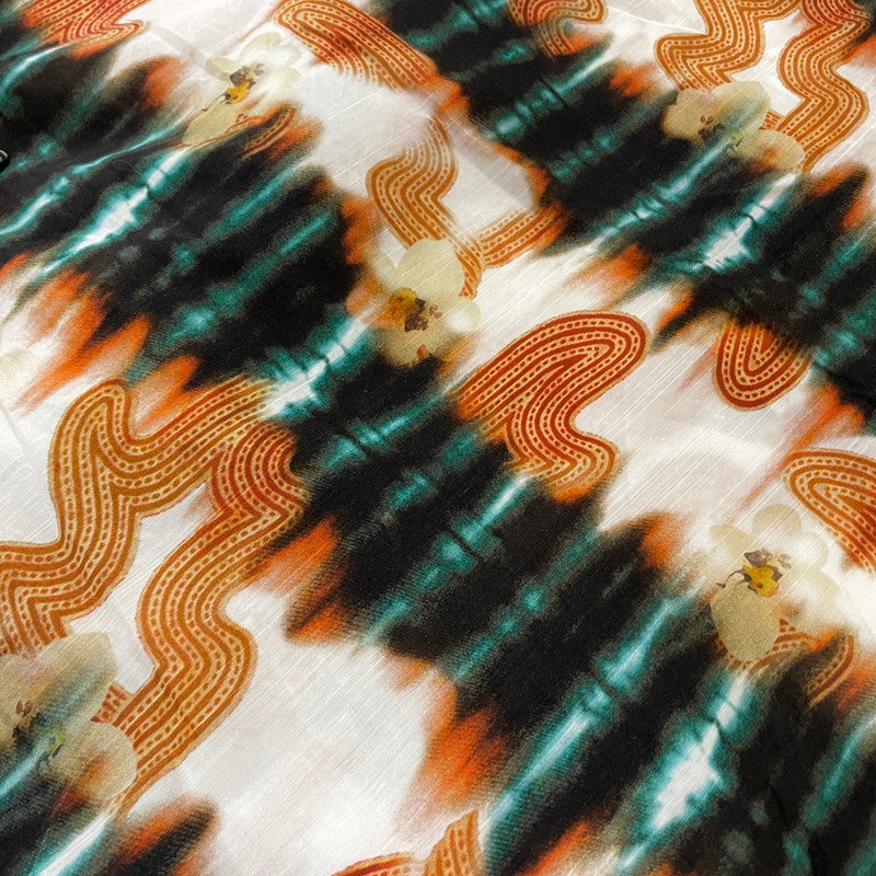 【中古品】【メンズ】 TOGA VIRILIS トーガ ビリリース 20SS CUPRA COTTON PRINT SHIRT TV01-FJ304 クプラ コットン プリント シャツ 長袖 トップス 140-261027-yo-09-teih サイズ：48 カラー：マルチ 万代Net店
