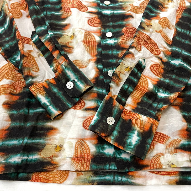 【中古品】【メンズ】 TOGA VIRILIS トーガ ビリリース 20SS CUPRA COTTON PRINT SHIRT TV01-FJ304 クプラ コットン プリント シャツ 長袖 トップス 140-261027-yo-09-teih サイズ：48 カラー：マルチ 万代Net店