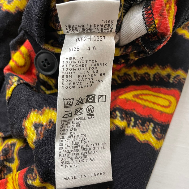 【中古品】【メンズ】 TOGA VIRILIS トーガ ビリリース PAISLEY BDU JACKET TV82-FC337 ペイズリー ミリタリー ジャケット ライトアウター 140-261027-yo-03-teih サイズ：46 カラー：総柄 万代Net店
