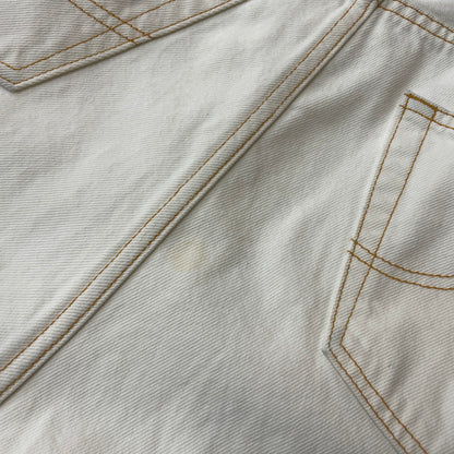 【中古品】【メンズ】 DOUBLET ダブレット 23SS DESTROYED DENIM PANTS 23SS05PT213 デストロイ デニムパンツ ボトムス ジーンズ 151-261027-yo-16-teih サイズ：M カラー：ホワイト 万代Net店