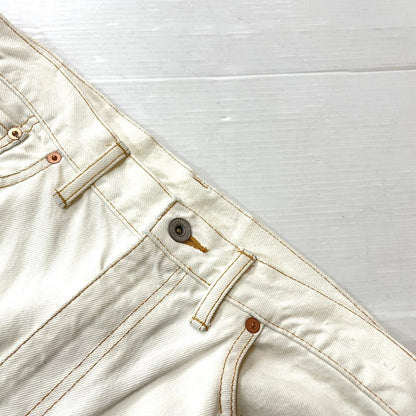 【中古品】【メンズ】 DOUBLET ダブレット 23SS DESTROYED DENIM PANTS 23SS05PT213 デストロイ デニムパンツ ボトムス ジーンズ 151-261027-yo-16-teih サイズ：M カラー：ホワイト 万代Net店