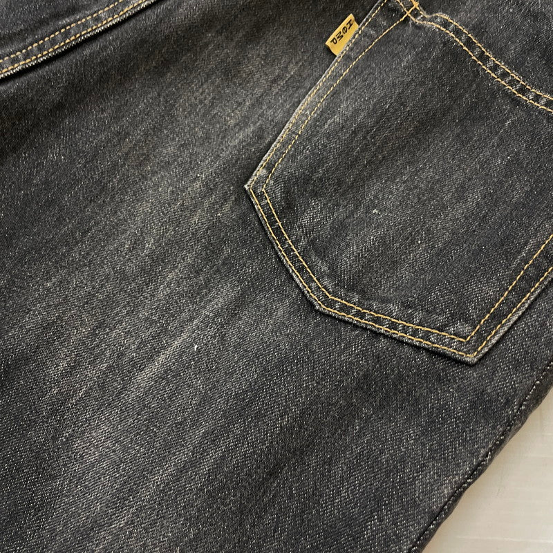 【中古品】【メンズ】 DOUBLET ダブレット CHAOS EMBROIDERY HEMP DENIM PANTS 20SS13PT121 カオス エンブロイダリー ヘンプ デニムパンツ ボトムス 151-261027-yo-14-teih サイズ：M カラー：ブラック 万代Net店