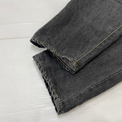 【中古品】【メンズ】 DOUBLET ダブレット CHAOS EMBROIDERY HEMP DENIM PANTS 20SS13PT121 カオス エンブロイダリー ヘンプ デニムパンツ ボトムス 151-261027-yo-14-teih サイズ：M カラー：ブラック 万代Net店