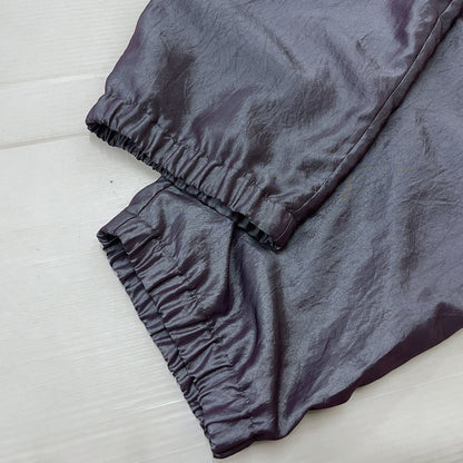 【中古品】【メンズ】 DOUBLET ダブレット 19SS CHAOS EMBROIDERY CHAMBRAY PANTS 19SS09PT94 カオス エンブロイダリー シャンブレー パンツ ボトムス 151-261027-yo-15-teih サイズ：M カラー：パープル 万代Net店