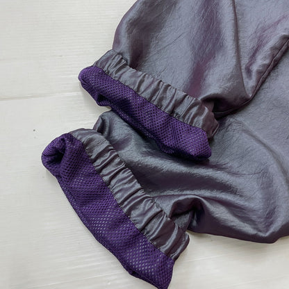 【中古品】【メンズ】 DOUBLET ダブレット 19SS CHAOS EMBROIDERY CHAMBRAY PANTS 19SS09PT94 カオス エンブロイダリー シャンブレー パンツ ボトムス 151-261027-yo-15-teih サイズ：M カラー：パープル 万代Net店