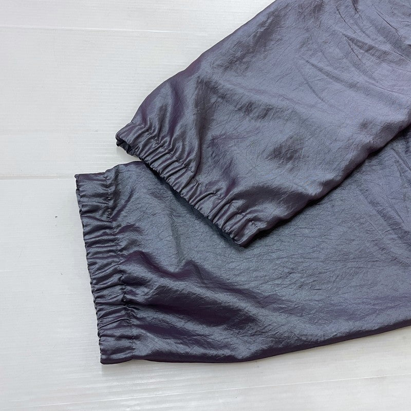 【中古品】【メンズ】 DOUBLET ダブレット 19SS CHAOS EMBROIDERY CHAMBRAY PANTS 19SS09PT94 カオス エンブロイダリー シャンブレー パンツ ボトムス 151-261027-yo-15-teih サイズ：M カラー：パープル 万代Net店