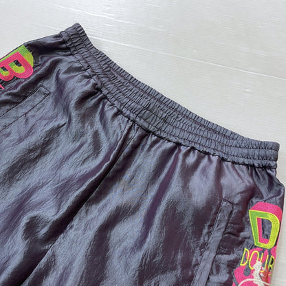 【中古品】【メンズ】 DOUBLET ダブレット 19SS CHAOS EMBROIDERY CHAMBRAY PANTS 19SS09PT94 カオス エンブロイダリー シャンブレー パンツ ボトムス 151-261027-yo-15-teih サイズ：M カラー：パープル 万代Net店
