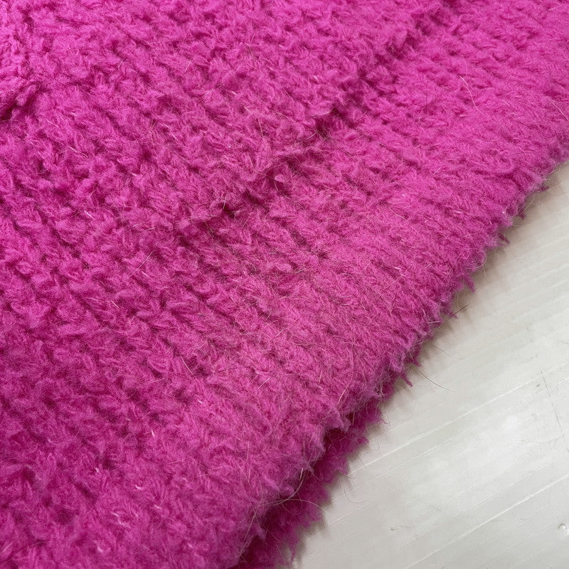 【中古品】【メンズ】 DOUBLET ダブレット 23AW FLEECE KNIT VEST 23AW55KN135 フリース ニットベスト ライトアウター 140-261027-yo-01-teih サイズ：S カラー：ネオンピンク 万代Net店