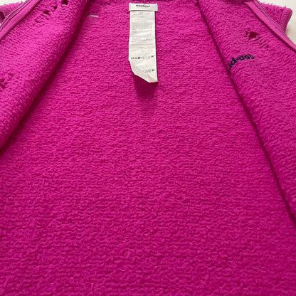 【中古品】【メンズ】 DOUBLET ダブレット 23AW FLEECE KNIT VEST 23AW55KN135 フリース ニットベスト ライトアウター 140-261027-yo-01-teih サイズ：S カラー：ネオンピンク 万代Net店