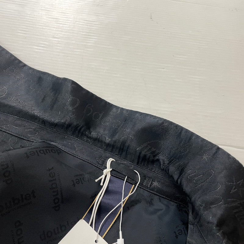 【中古品】【メンズ】 DOUBLET ダブレット GIFT BOX TAILORED JACKET 21SS01JK36 ギフトボックス テーラード ジャケット ライトアウター 140-261027-yo-07-teih サイズ：M カラー：ブラック 万代Net店