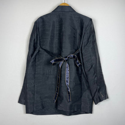 【中古品】【メンズ】 DOUBLET ダブレット GIFT BOX TAILORED JACKET 21SS01JK36 ギフトボックス テーラード ジャケット ライトアウター 140-261027-yo-07-teih サイズ：M カラー：ブラック 万代Net店