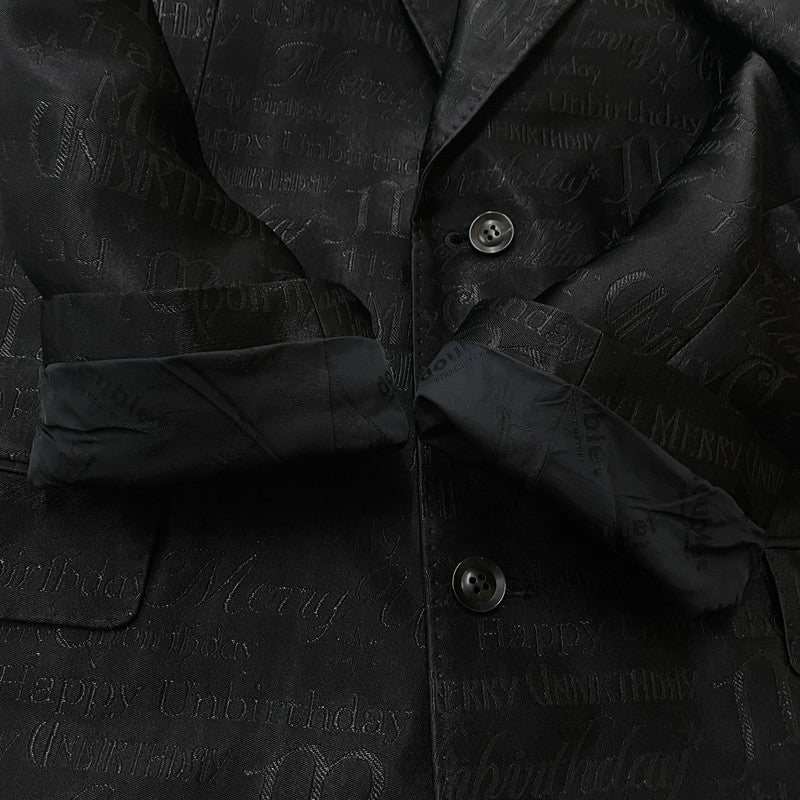 【中古品】【メンズ】 DOUBLET ダブレット GIFT BOX TAILORED JACKET 21SS01JK36 ギフトボックス テーラード ジャケット ライトアウター 140-261027-yo-07-teih サイズ：M カラー：ブラック 万代Net店