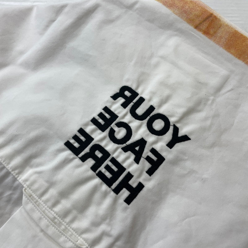 【中古品】【メンズ】 DOUBLET ダブレット 20SS FACEOUT TOURIST SHIRT 20SS19SH71 フェイスアウト ツーリスト シャツ 長袖 トップス 140-261027-yo-08-teih サイズ：M カラー：ブラウン/ホワイト 万代Net店