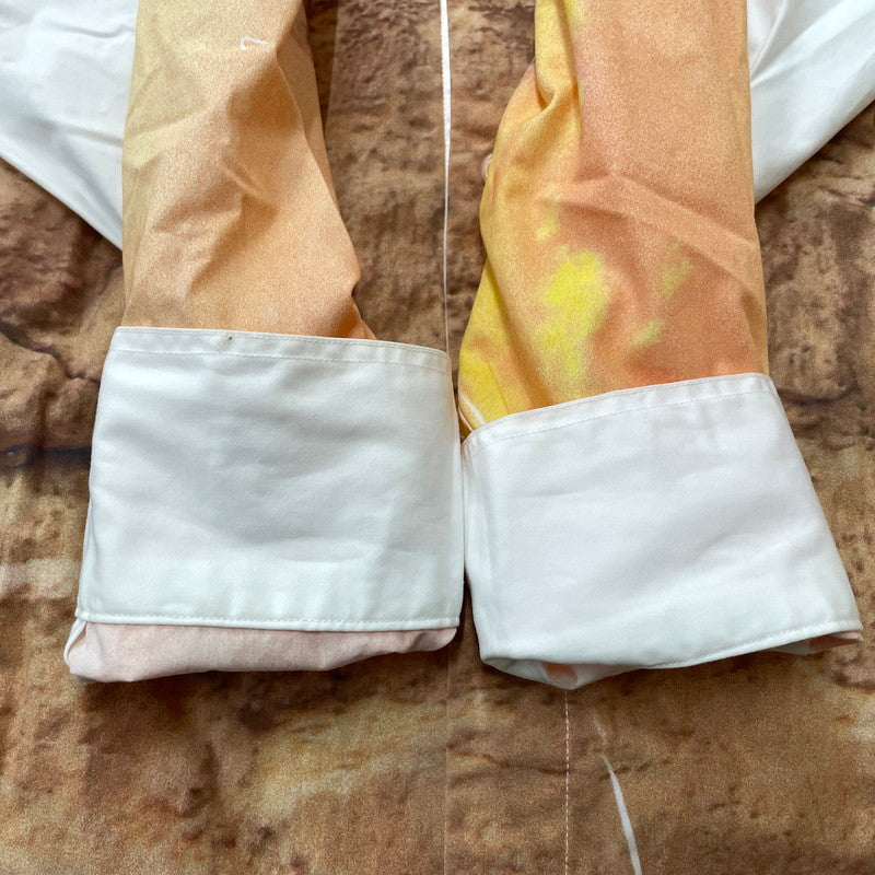 【中古品】【メンズ】 DOUBLET ダブレット 20SS FACEOUT TOURIST SHIRT 20SS19SH71 フェイスアウト ツーリスト シャツ 長袖 トップス 140-261027-yo-08-teih サイズ：M カラー：ブラウン/ホワイト 万代Net店