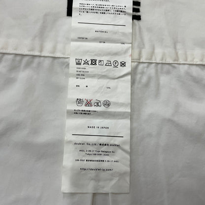 【中古品】【メンズ】 DOUBLET ダブレット 20SS FACEOUT TOURIST SHIRT 20SS19SH71 フェイスアウト ツーリスト シャツ 長袖 トップス 140-261027-yo-08-teih サイズ：M カラー：ブラウン/ホワイト 万代Net店