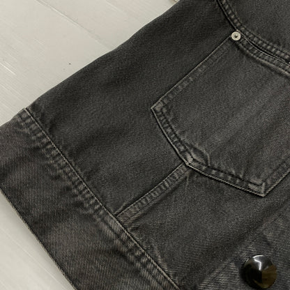 【中古品】【メンズ】 NAMACHEKO ナマチェコ 21AW BIKER DENIM VEST BLACK 2021年秋冬 バイカー デニム ベスト ブラック トップス 141-261027-sa-12-teih サイズ：L カラー：ブラック 万代Net店