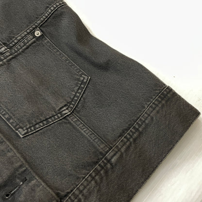 【中古品】【メンズ】 NAMACHEKO ナマチェコ 21AW BIKER DENIM VEST BLACK 2021年秋冬 バイカー デニム ベスト ブラック トップス 141-261027-sa-12-teih サイズ：L カラー：ブラック 万代Net店