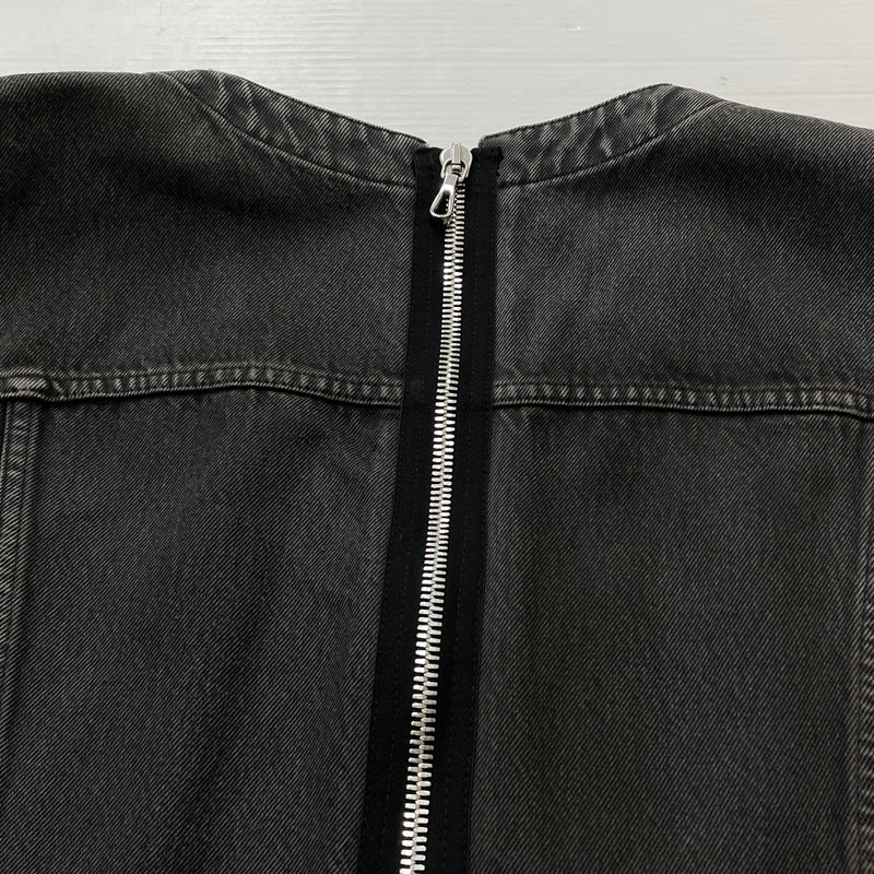【中古品】【メンズ】 NAMACHEKO ナマチェコ 21AW BIKER DENIM VEST BLACK 2021年秋冬 バイカー デニム ベスト ブラック トップス 141-261027-sa-12-teih サイズ：L カラー：ブラック 万代Net店
