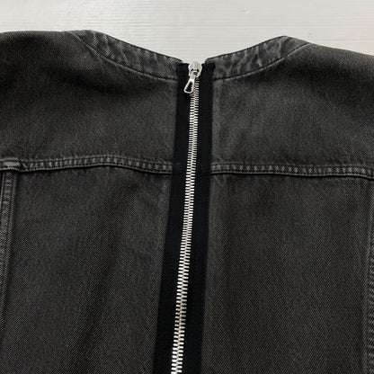 【中古品】【メンズ】 NAMACHEKO ナマチェコ 21AW BIKER DENIM VEST BLACK 2021年秋冬 バイカー デニム ベスト ブラック トップス 141-261027-sa-12-teih サイズ：L カラー：ブラック 万代Net店