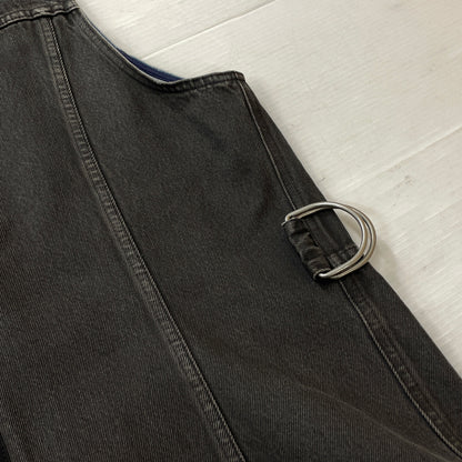 【中古品】【メンズ】 NAMACHEKO ナマチェコ 21AW BIKER DENIM VEST BLACK 2021年秋冬 バイカー デニム ベスト ブラック トップス 141-261027-sa-12-teih サイズ：L カラー：ブラック 万代Net店