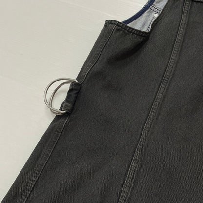【中古品】【メンズ】 NAMACHEKO ナマチェコ 21AW BIKER DENIM VEST BLACK 2021年秋冬 バイカー デニム ベスト ブラック トップス 141-261027-sa-12-teih サイズ：L カラー：ブラック 万代Net店