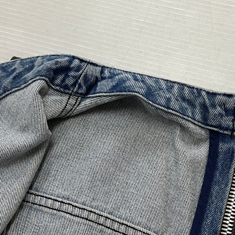 【中古品】【メンズ】 NAMACHEKO ナマチェコ 21AW BIKER DENIM VEST BLACK 2021年秋冬 バイカー デニム ベスト ブラック トップス 141-261027-sa-12-teih サイズ：L カラー：ブラック 万代Net店