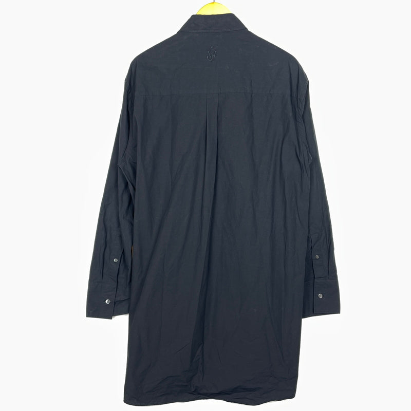 【現状渡し品】【レディース】 JW ANDERSON ジェイダブリュー アンダーソン PADLOCK STRAP SHIRT DRESS パドロック ストラップ シャツ ドレス ワンピース 168-261027-sa-13-teih サイズ：S カラー：ブラック 万代Net店