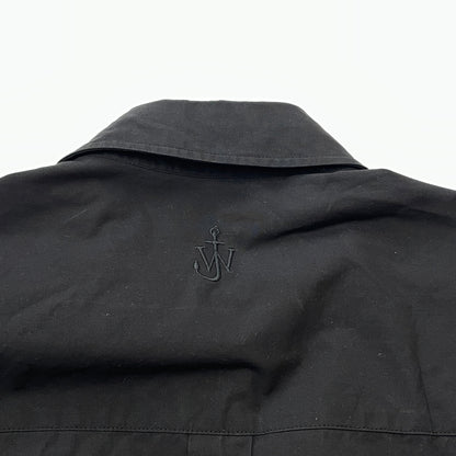 【現状渡し品】【レディース】 JW ANDERSON ジェイダブリュー アンダーソン PADLOCK STRAP SHIRT DRESS パドロック ストラップ シャツ ドレス ワンピース 168-261027-sa-13-teih サイズ：S カラー：ブラック 万代Net店