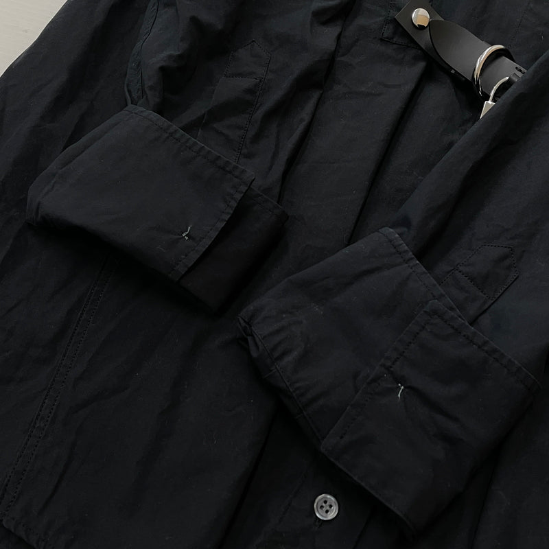 【現状渡し品】【レディース】 JW ANDERSON ジェイダブリュー アンダーソン PADLOCK STRAP SHIRT DRESS パドロック ストラップ シャツ ドレス ワンピース 168-261027-sa-13-teih サイズ：S カラー：ブラック 万代Net店