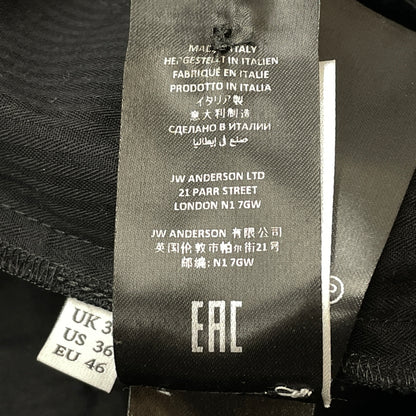 【中古品】【メンズ】 JW ANDERSON ジェイダブリュ アンダーソン CROPPED TROUSERS クロップド トラウザー ボトムス 152-261027-sa-15-teih サイズ：36 カラー：ブラック 万代Net店