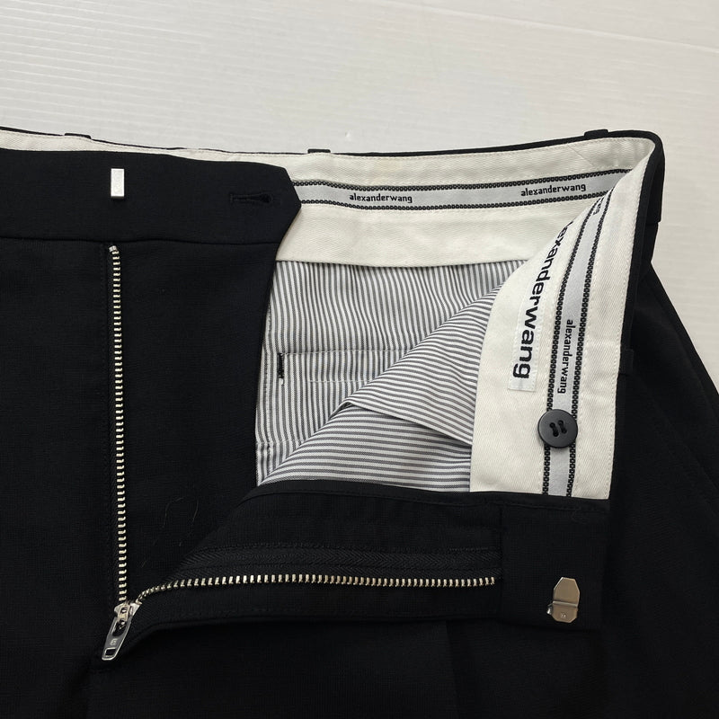 【中古品】【メンズ】 ALEXANDER WANG アレキサンダーワン TAPERED SLACKS PANT テーパード スラックス パンツ ボトムス 152-261027-sa-16-teih サイズ：M カラー：ブラック 万代Net店