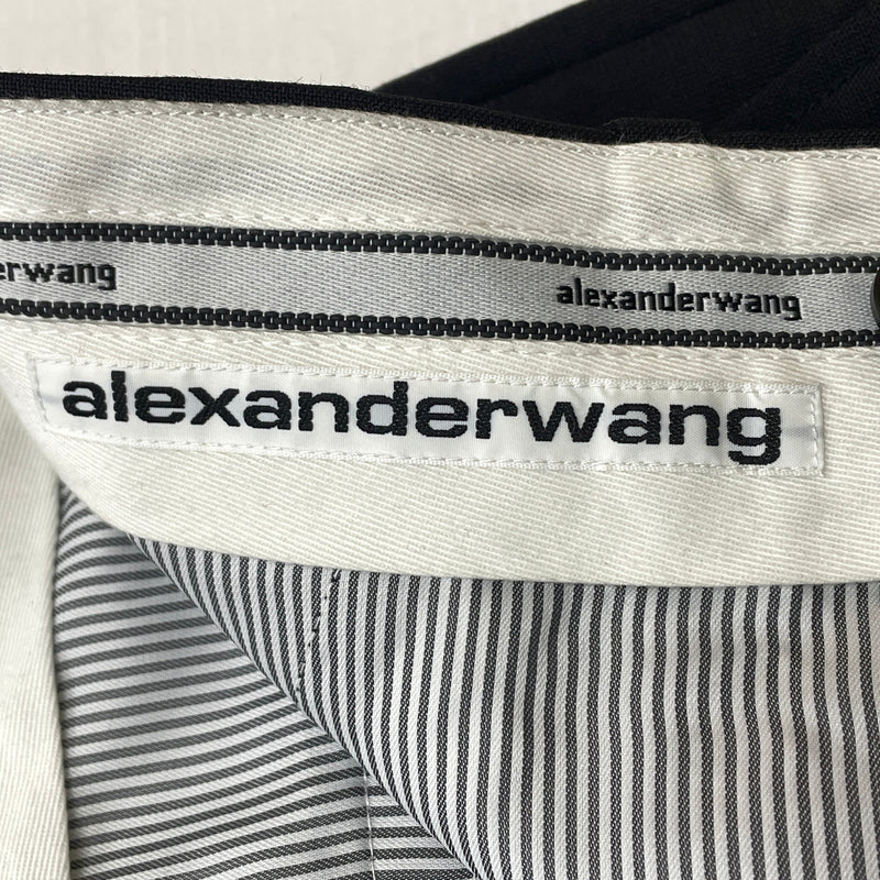 【中古品】【メンズ】 ALEXANDER WANG アレキサンダーワン TAPERED SLACKS PANT テーパード スラックス パンツ ボトムス 152-261027-sa-16-teih サイズ：M カラー：ブラック 万代Net店