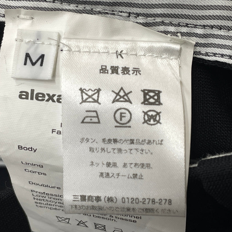 【中古品】【メンズ】 ALEXANDER WANG アレキサンダーワン TAPERED SLACKS PANT テーパード スラックス パンツ ボトムス 152-261027-sa-16-teih サイズ：M カラー：ブラック 万代Net店