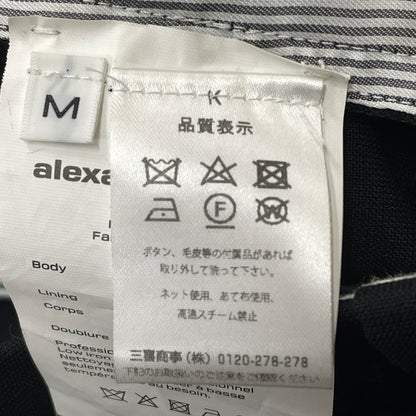 【中古品】【メンズ】 ALEXANDER WANG アレキサンダーワン TAPERED SLACKS PANT テーパード スラックス パンツ ボトムス 152-261027-sa-16-teih サイズ：M カラー：ブラック 万代Net店