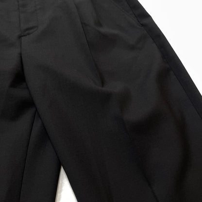 【中古品】【メンズ】 ALEXANDER WANG アレキサンダーワン TAPERED SLACKS PANT テーパード スラックス パンツ ボトムス 152-261027-sa-16-teih サイズ：M カラー：ブラック 万代Net店