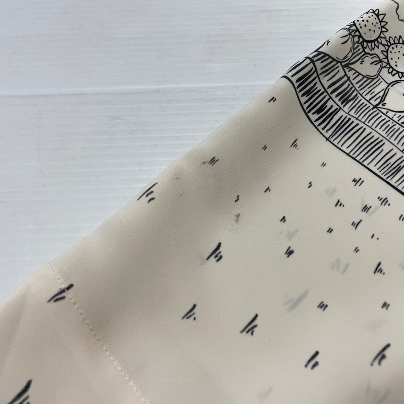 【中古品】【メンズ/レディース】 MARINE SERRE マリーン・セル WHITE LINE UNISEX LUNAR LOUNGE PANTS ホワイトライン ユニセックス ルナ ラウンジパンツ ボトムス 152-261027-yo-18-teih サイズ：S カラー：ホワイト 万代Net店
