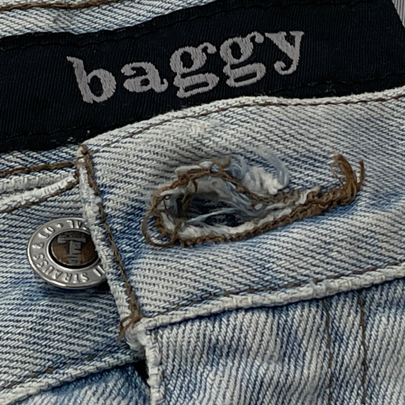 【中古品】【メンズ】 LEVI'S リーバイス 787 90’s SILVER TAB 570 BAGGY JEANS 90年代 シルバー タブ バーギージーンズ ボトムス デニム 156-261027-sa-17-teih サイズ：36 カラー：インディゴ 万代Net店