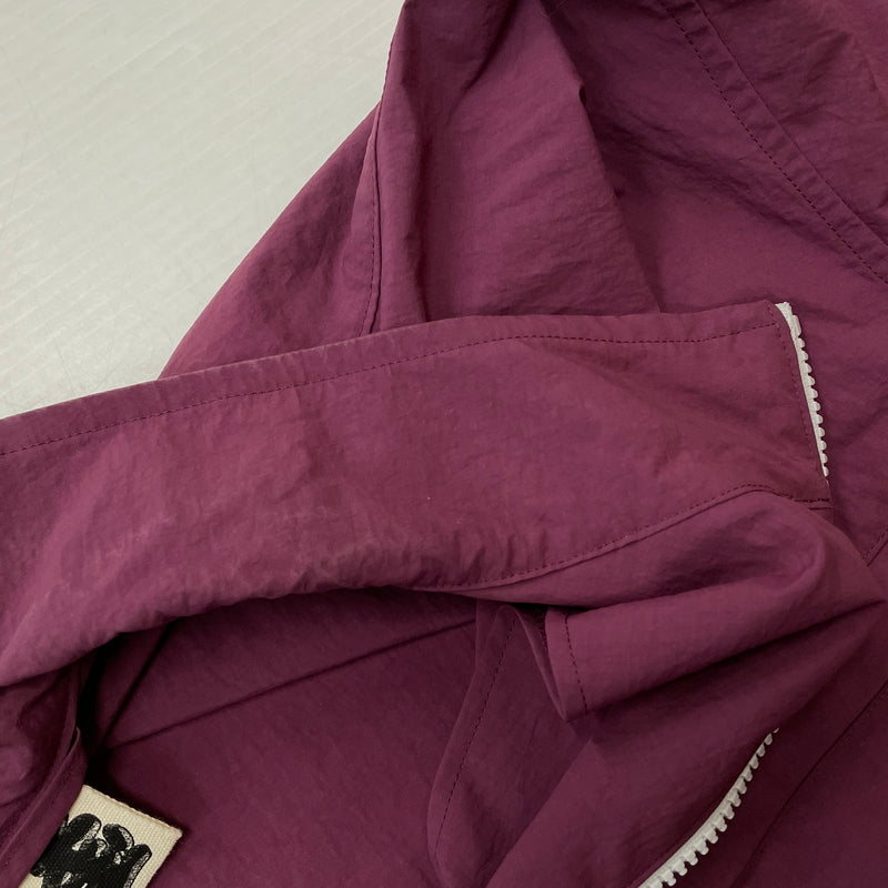 【中古品】【メンズ】 T.CABLIN ティーカブリン HALF ZIP JACKET TCAB-UNP-SP-001 ハーフ ジップ ジャケット アウター 140-261027-sa-09-teih サイズ：F カラー：ボルドー 万代Net店