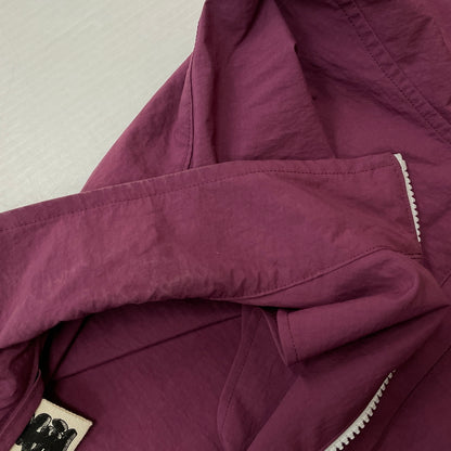 【中古品】【メンズ】 T.CABLIN ティーカブリン HALF ZIP JACKET TCAB-UNP-SP-001 ハーフ ジップ ジャケット アウター 140-261027-sa-09-teih サイズ：F カラー：ボルドー 万代Net店