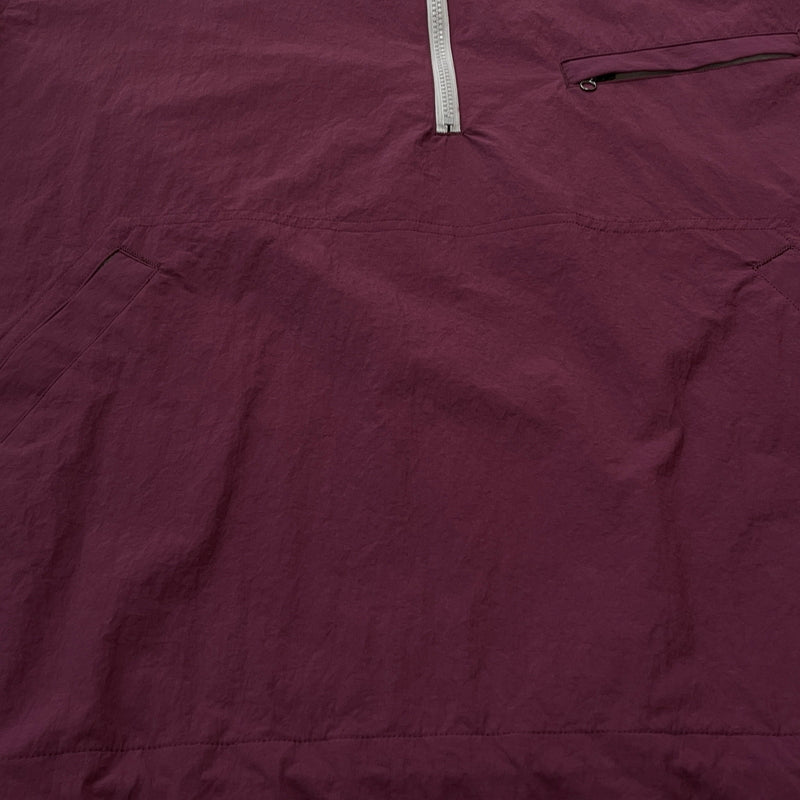 【中古品】【メンズ】 T.CABLIN ティーカブリン HALF ZIP JACKET TCAB-UNP-SP-001 ハーフ ジップ ジャケット アウター 140-261027-sa-09-teih サイズ：F カラー：ボルドー 万代Net店